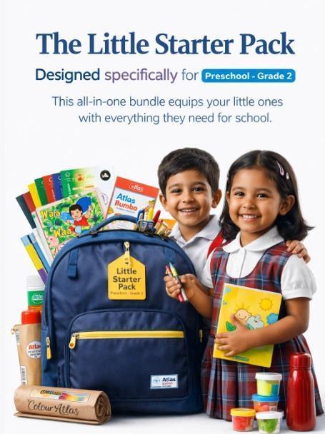 Birthday gift pack for kids with school bag and stationery in Sri Lanka